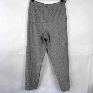 Josephine Chaus Silk Tweed Dress Pants Black White Womens Size 10 High Rise